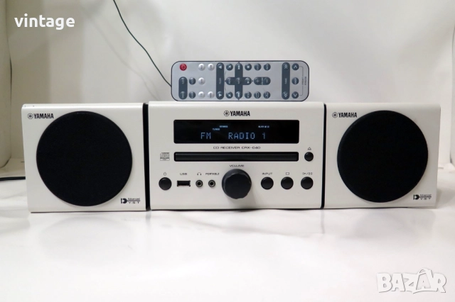 Yamaha CRX-040 white, снимка 6 - Аудиосистеми - 51574393