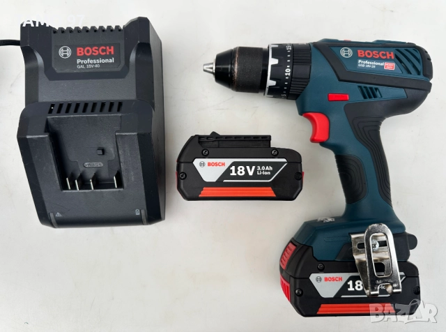 BOSCH GSB 18V-28 - Акумулаторен ударен винтоверт неразличим от нов!, снимка 3 - Винтоверти - 52888196