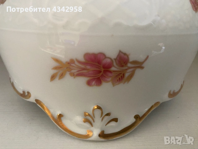 Винтидж чайник с подгряваща поставка Schumann Bavaria.(1960-1970г.), снимка 6 - Антикварни и старинни предмети - 53865556