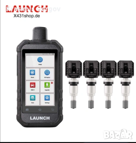 TPMS Сензори LAUNCH – Програмиране, обучение, монтаж на TPMS за ВСИЧКИ Автомобили 433/315 MHz София