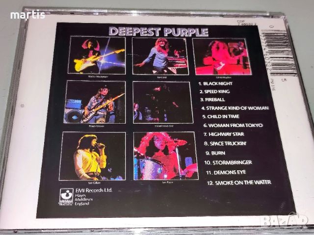Deep Purple CD , снимка 2 - CD дискове - 45506491