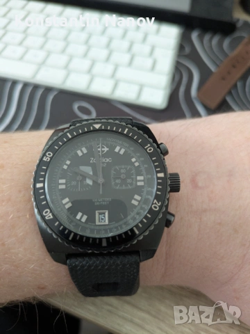 Zodiac ZO2921 Sea Dragon Chronograph Stealth