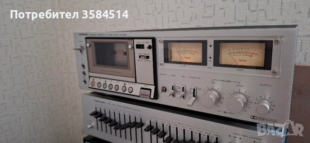 HITACHI D 580, снимка 3 - Радиокасетофони, транзистори - 51959390