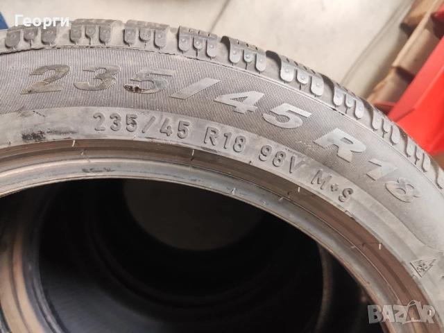 2бр.зимни гуми 235/45/18 Pirelli, снимка 4 - Гуми и джанти - 52742240