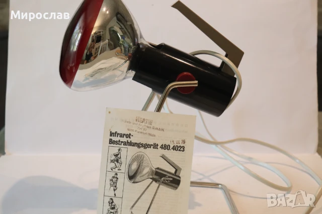PHILIPS ЛАМПА ЗА НАГРЕВКИ ИНФРАРЕД ИНФРАЧЕРВЕНА ЛАМПА, снимка 5 - Медицинска апаратура - 50919461