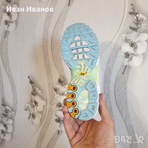 Nike Air Max Plus TN  White Glacier Ice номер 37 .5 оригинални маратонки , снимка 10 - Маратонки - 45233182