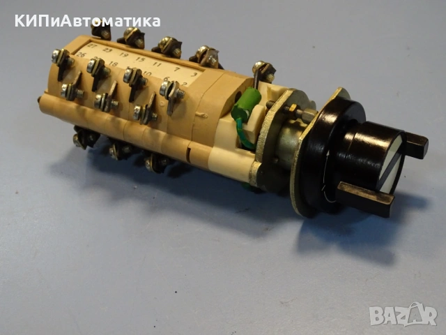 пакетен превключвател Spina Rzem Otwock STM-7e Rotary Switch 220V, снимка 2 - Резервни части за машини - 53176682