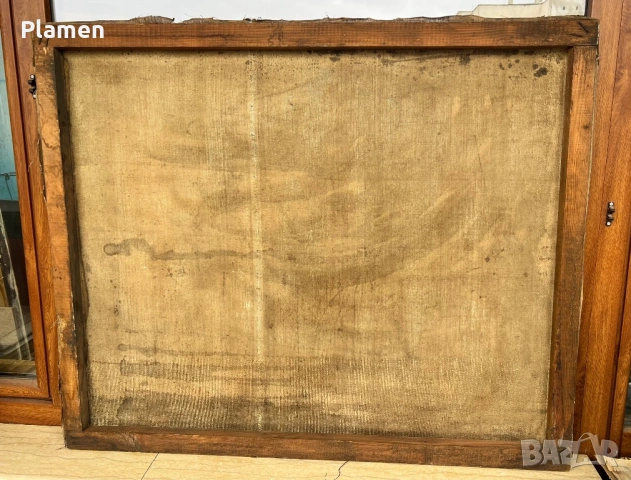 ГОЛЯМА КАРТИНА МАСЛО НА ПЛАТНО ВЕНКО ПЕТРОВ, снимка 5 - Картини - 54066297