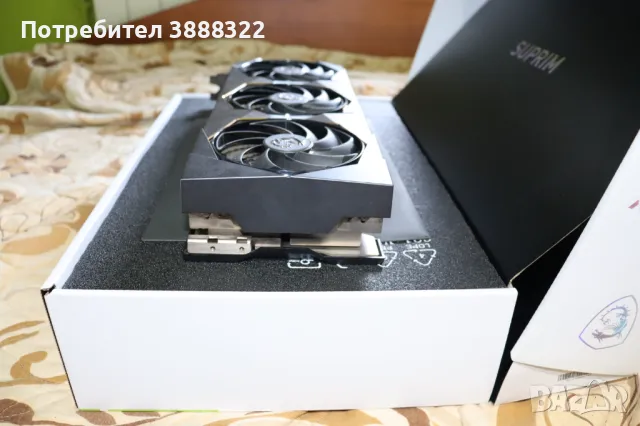 GeForce RTX™ 3090 SUPRIM X 24G, снимка 3 - Видеокарти - 47115266