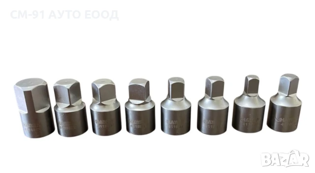 Ключ за картер 8бр 8-19мм, снимка 3 - Други инструменти - 51368383