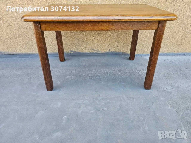 Масивна дъбова разглобяема маса/малък размер/