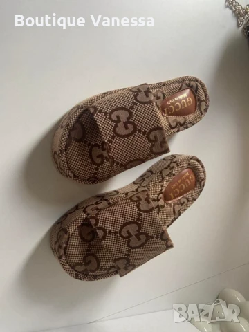 Дамски чехли Gucci , снимка 3 - Чехли - 50991471