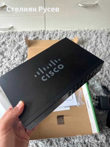 суич cisco sf110-16 16 port switch сплитер за интернет - цена 200лв или 102,26 евро - нов , не е изп, снимка 6 - Суичове - 52039058