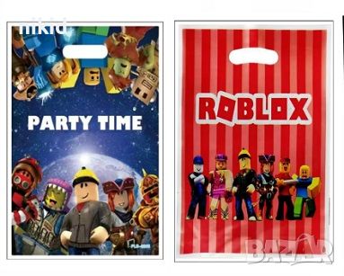 roblox Роблокс 10 бр торбички за лакомства подарък рожден ден парти