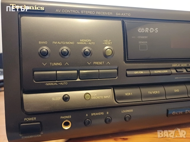 Technics SA-AX 710 Douby Sorround Class H + 6 + 1 koлони за домашно кино + тунер, снимка 8 - Ресийвъри, усилватели, смесителни пултове - 53286520