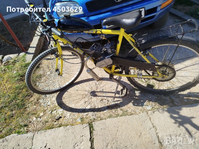 Продавам колело с двигател 50cc !!!, снимка 8 - Велосипеди - 54209313