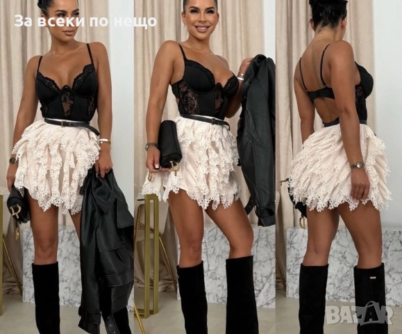 Ефектна Къса Пола Код S363, снимка 2 - Поли - 52684694