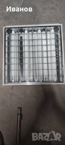 Осветителни тела с луминисцентни лампи, снимка 3 - Лампи за таван - 51159230