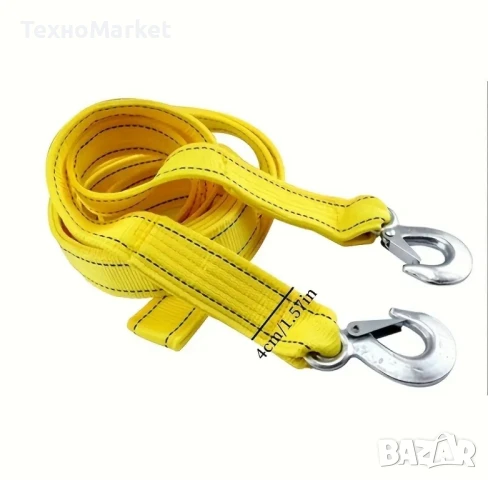 Универсално въже за теглене – 5 т, 8 т, 10 т – Здраво, надеждно и лесно за употреба , снимка 2 - Аксесоари и консумативи - 50640910