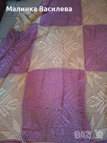плетиво покривка за спалня , снимка 3 - Спални и легла - 53838187