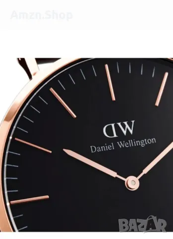 Часовник Daniel Wellington Classic Black 40 mm DW00100148 черна найлонова каишка, снимка 6 - Други - 47010729