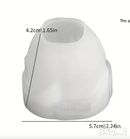 Молд роза 5,7 см (23), снимка 4 - Форми - 50772860