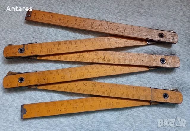 Дървен метър, снимка 2 - Антикварни и старинни предмети - 53903477