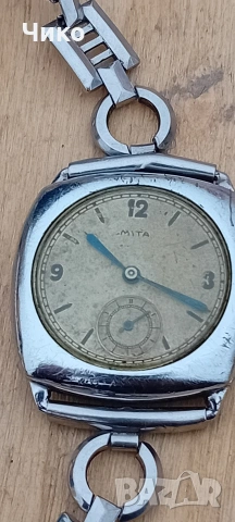Рядък швейцарски часовник MITA, снимка 3 - Антикварни и старинни предмети - 54012304