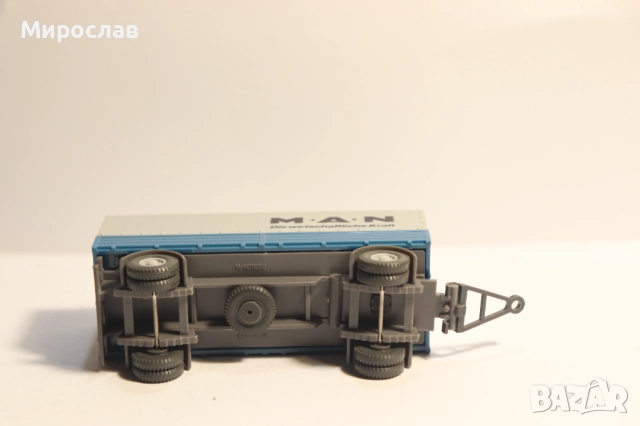 WIKING H0 1/87 МАН MAN РЕМАРКЕ КОЛИЧКА КАМИОН МОДЕЛ, снимка 3 - Колекции - 52501761