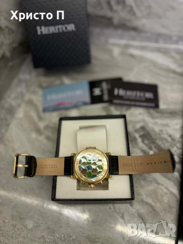 Часовник HERITOR (Gold), снимка 2 - Мъжки - 54062794