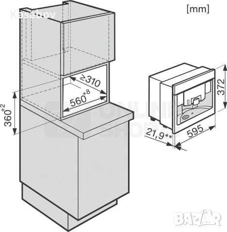 Miele Nespresso Кафемашина за вграждане Кафе автомат Миеле Кафе машина, снимка 11 - Кафемашини - 53853754