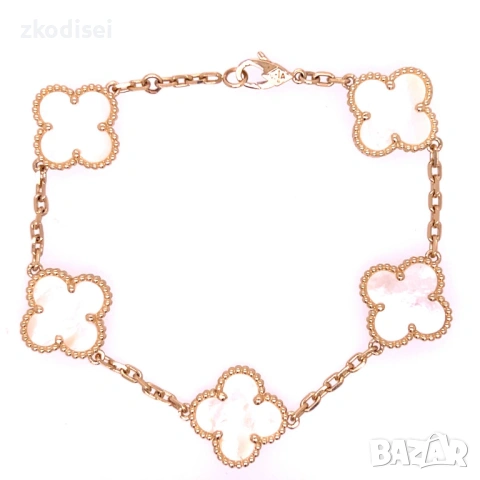 Златна дамска гривна Van Cleef 9,67гр. 18,0см. 14кр. проба:585 модел:37759-6