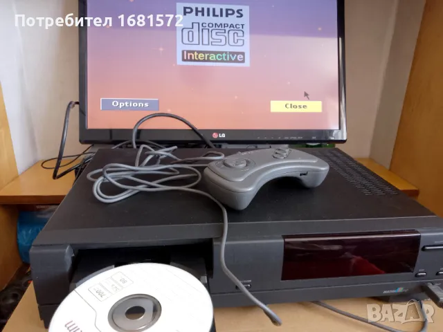 Philips CDI конзола + най-редкия и търсен контролер отлична, снимка 3 - Други игри и конзоли - 47958691