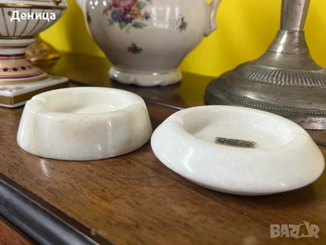 Два п@пелника от мрамор MINERALIMEX ръчна изработака Този с етикет-10.5/2.5 см Цена-15 лв , снимка 8 - Други - 50719059