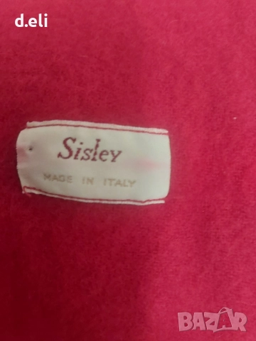 Sisley Italy. 100% Рехава вълна. Unisex шал, снимка 3 - Шалове - 31575551