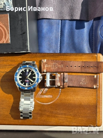 Zelos Swordfish V2 300m Diver Midnight Blue Limited Edition, снимка 3 - Мъжки - 53496058