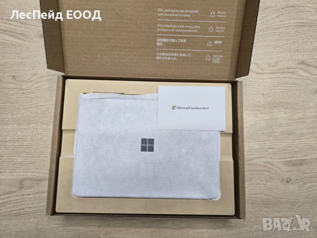 Microsoft Surface Go 4 Platin 256gb Intel N200 8gb Win 10 Pro, снимка 1 - Таблети - 46752941