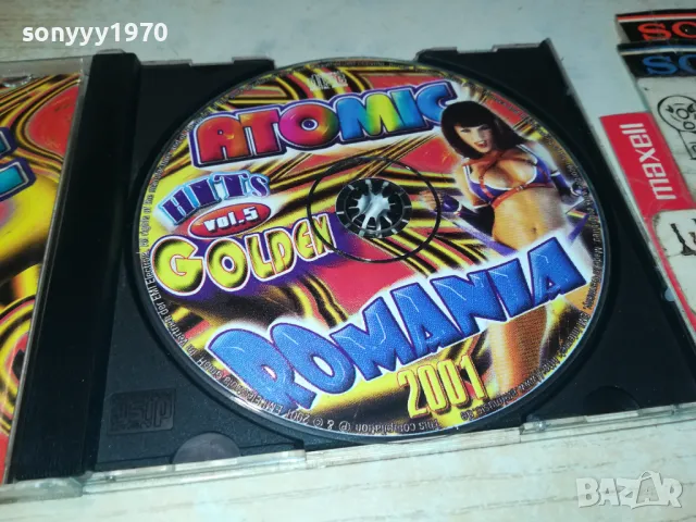ATOMIC GOLDEN HITS 5 ROMANIA 2001 CD 1804251956, снимка 2 - CD дискове - 49944715