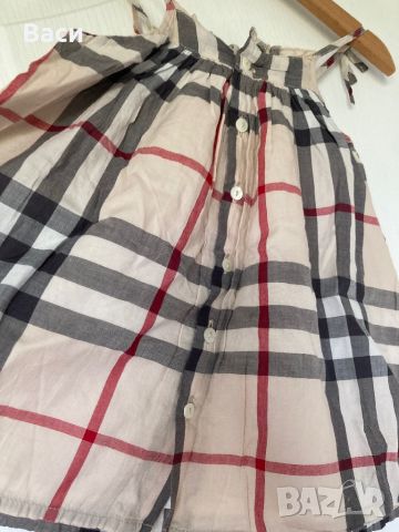 BURBERRY baby оригинална рокля, снимка 4 - Бебешки рокли - 45686378