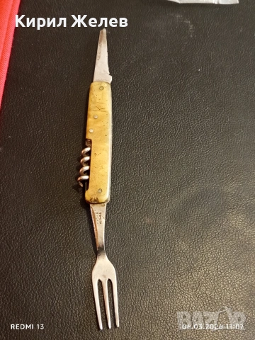Стар джобен нож с печат ПЕТКО ДЕНЕВ ГАБРОВО за КОЛЕКЦИОНЕРИ 25513, снимка 3 - Други ценни предмети - 53732122