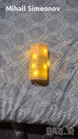 LED свещ тип колона 15 см, Lakeland