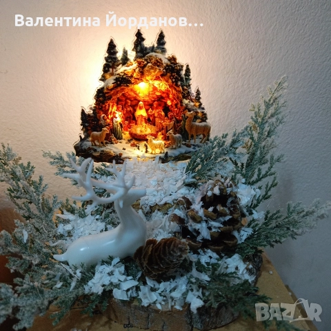Светеща коледна декорация Рождество Христово , снимка 3 - Коледни подаръци - 52720965