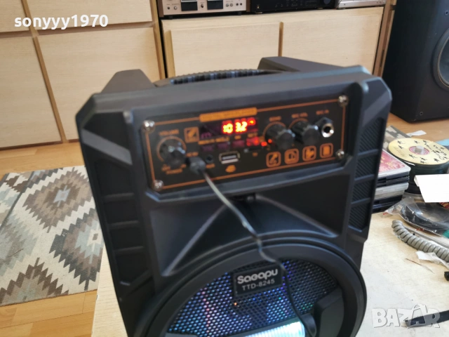 ТОНКОЛОНА С МИКРОФОН И ДИСТАНЦИОННО 0404261903, снимка 7 - Bluetooth тонколони - 54091897