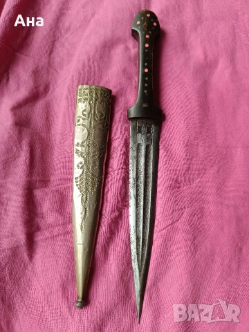 Османска казашка , черкезка , кама, кинжал , нож , снимка 2 - Антикварни и старинни предмети - 54038010