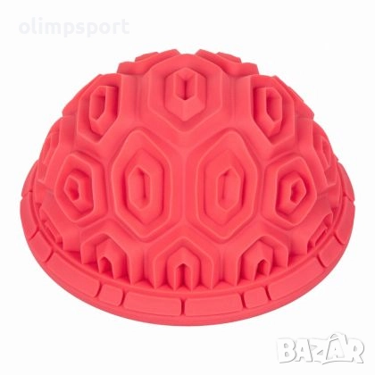 Масажна полусфера за баланс, Ф16 см, Червена /90071101/ 