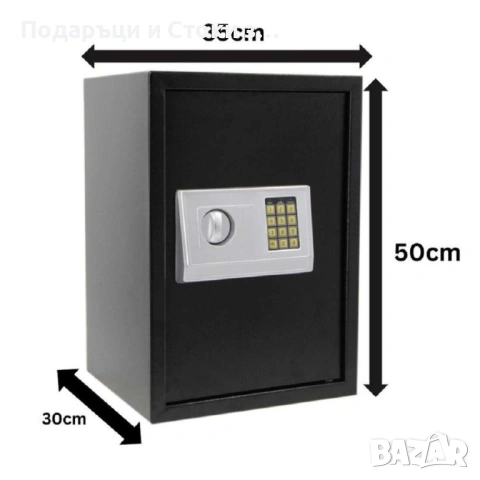 Електронен сейф 43L с аварийни ключове и монтажни болтове – Сигурност и защита за ценни вещи, снимка 3 - Сейфове и каси - 53238171