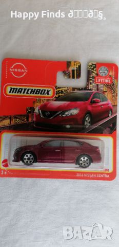 💕🧸MATCHBOX  2016 Nissan Sentra 9/100, снимка 1 - Коли, камиони, мотори, писти - 46412561