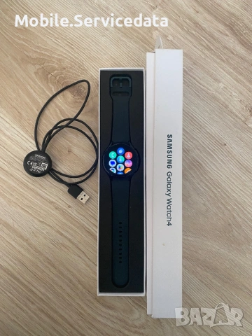 Samsung Galaxy Watch 4 44mm GPS – Перфектно състояние, с кутия и зарядно, снимка 2 - Смарт гривни - 53703094