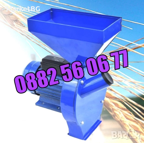 Комбинирана монофазна фуражомелка /ярмомелка, 4.2 kW, 4 сита, снимка 2 - Други машини и части - 51863082