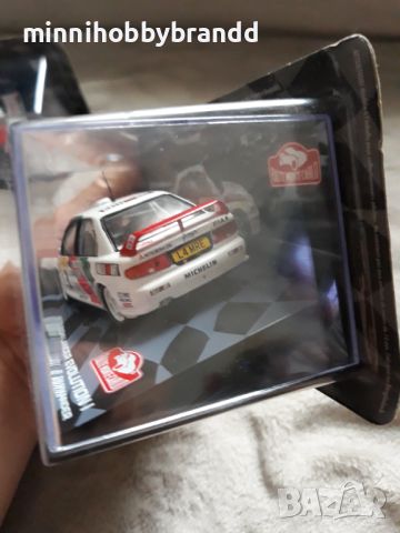 Citroen Saxo 1600 Ford Escort RS1800 Mitsubishi Lancer Evolution 1.43 Eaglemoss Rally Monte-Carlo. , снимка 3 - Колекции - 46523205